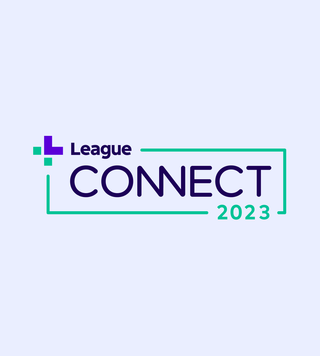 League Connect 2023 logo, the premier healthcare CX transformation event